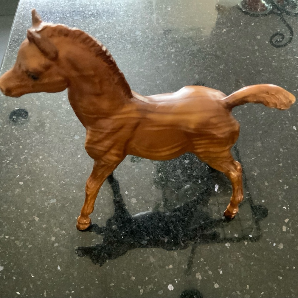 Vintage Breyer Style Woodgrain Horse Colt Breyer Old Mold Family Arabian Foal